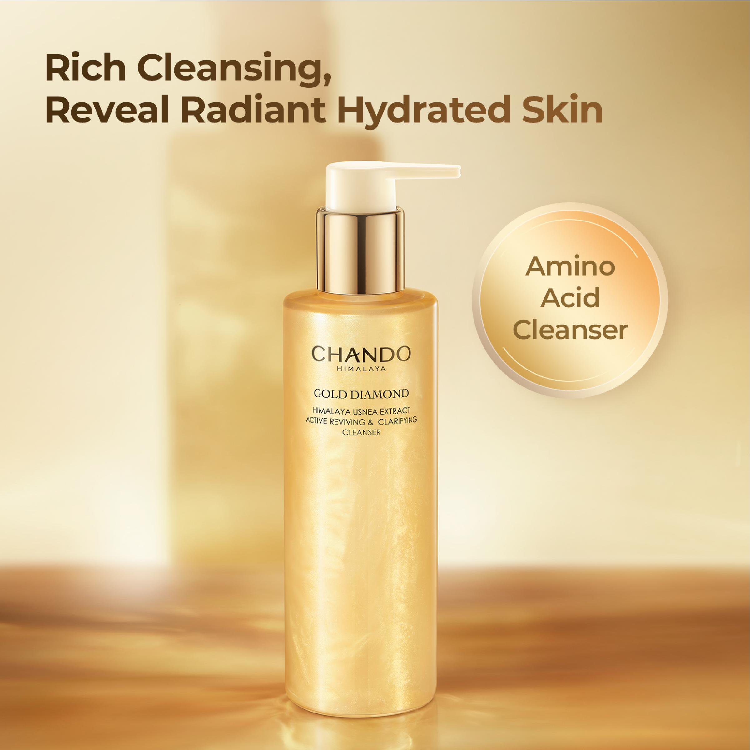 CHANDO Himalaya Gold Diamond Active Reviving & Clarifying Cleanser