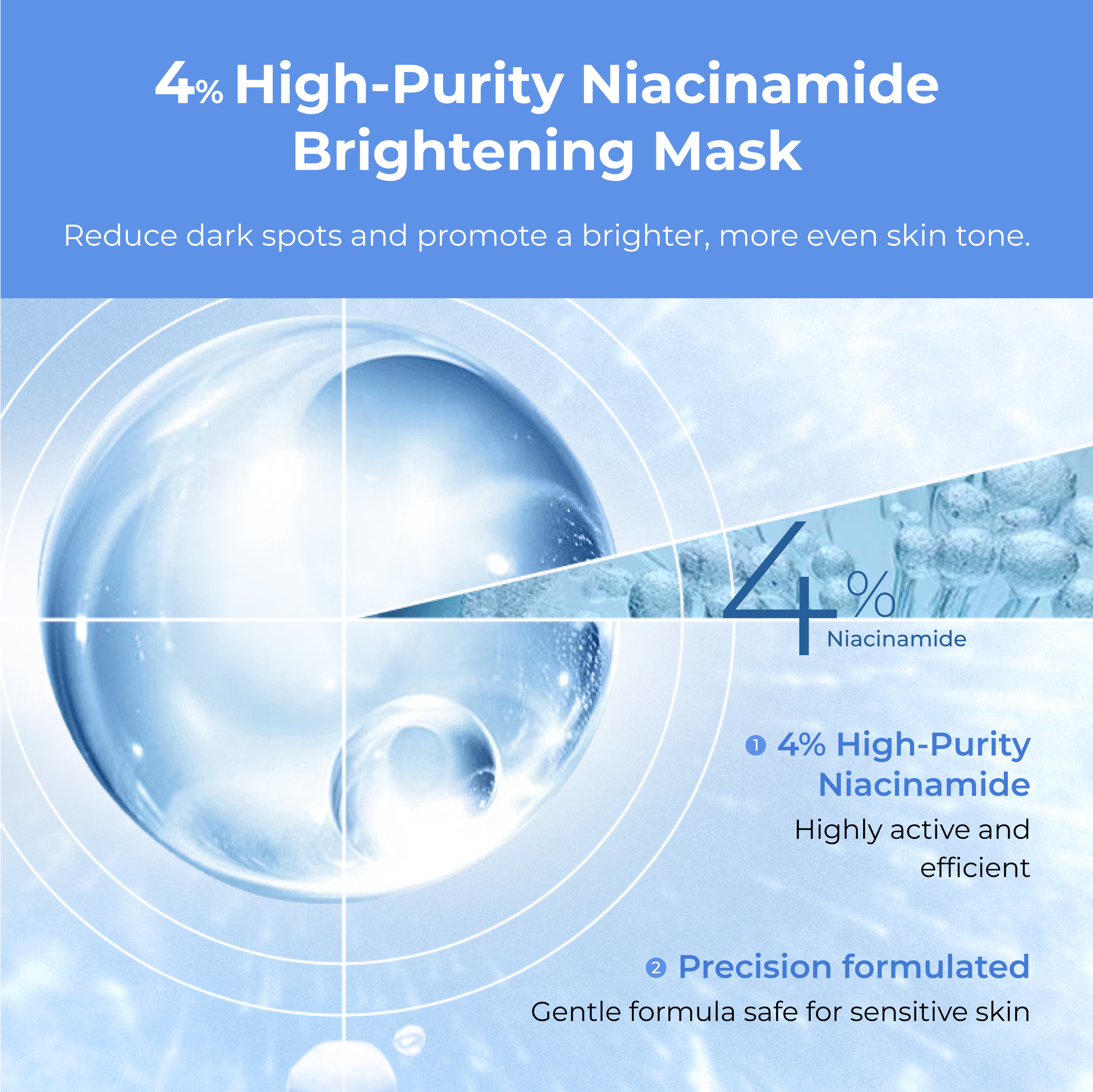 CHANDO Himalaya 2-Step Niacinamide Brightening Ampoule Mask