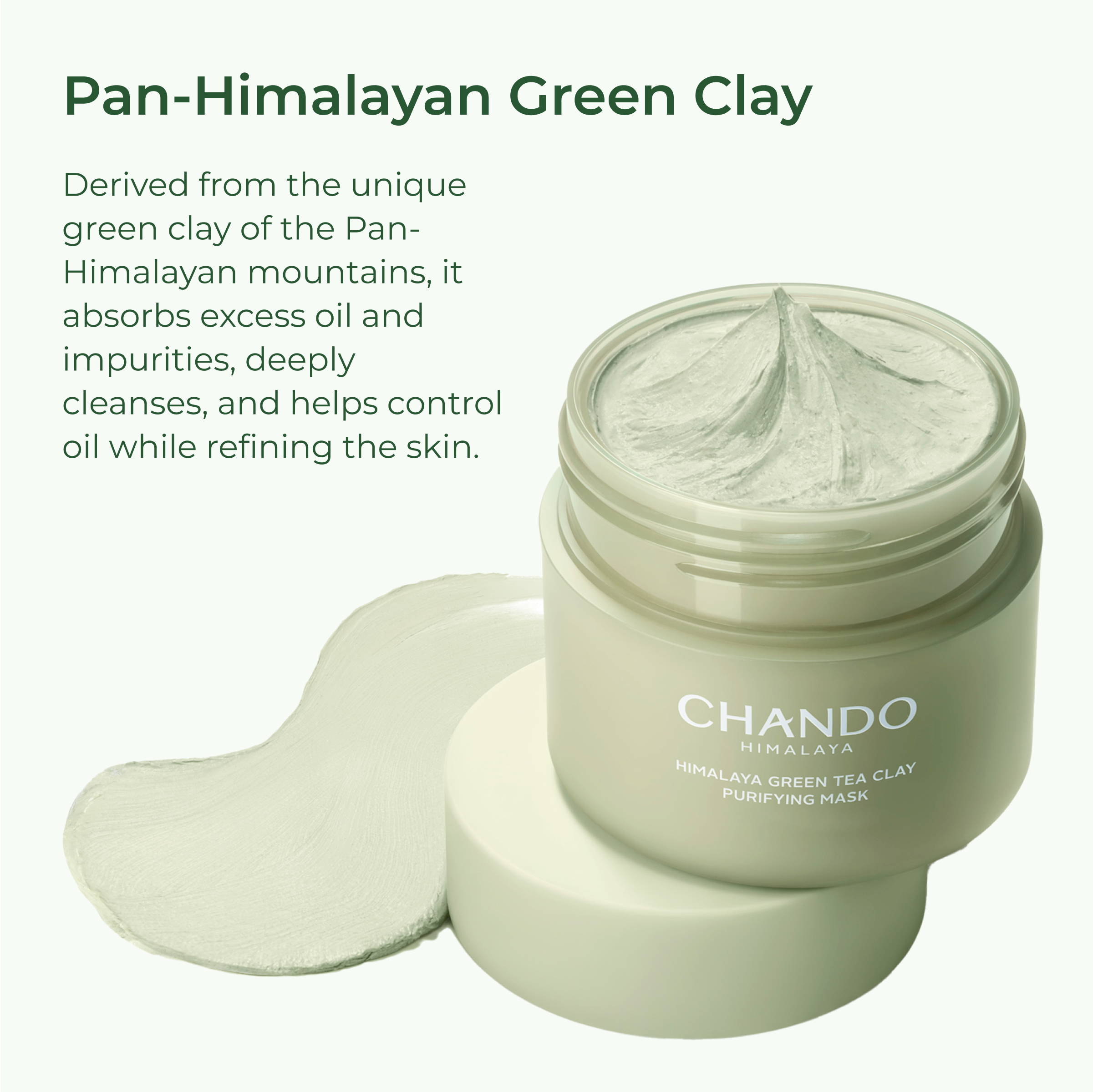 CHANDO Himalaya Green Tea Clay Purifying Mask