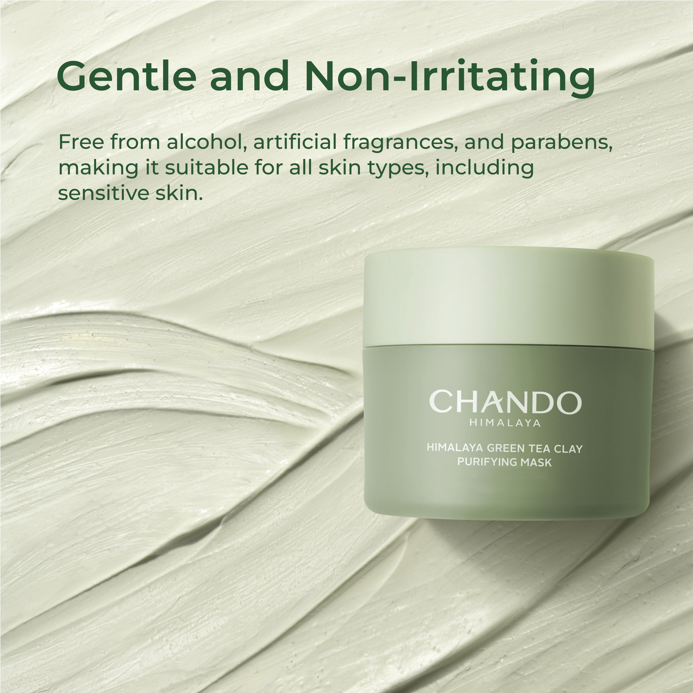 CHANDO Himalaya Green Tea Clay Purifying Mask