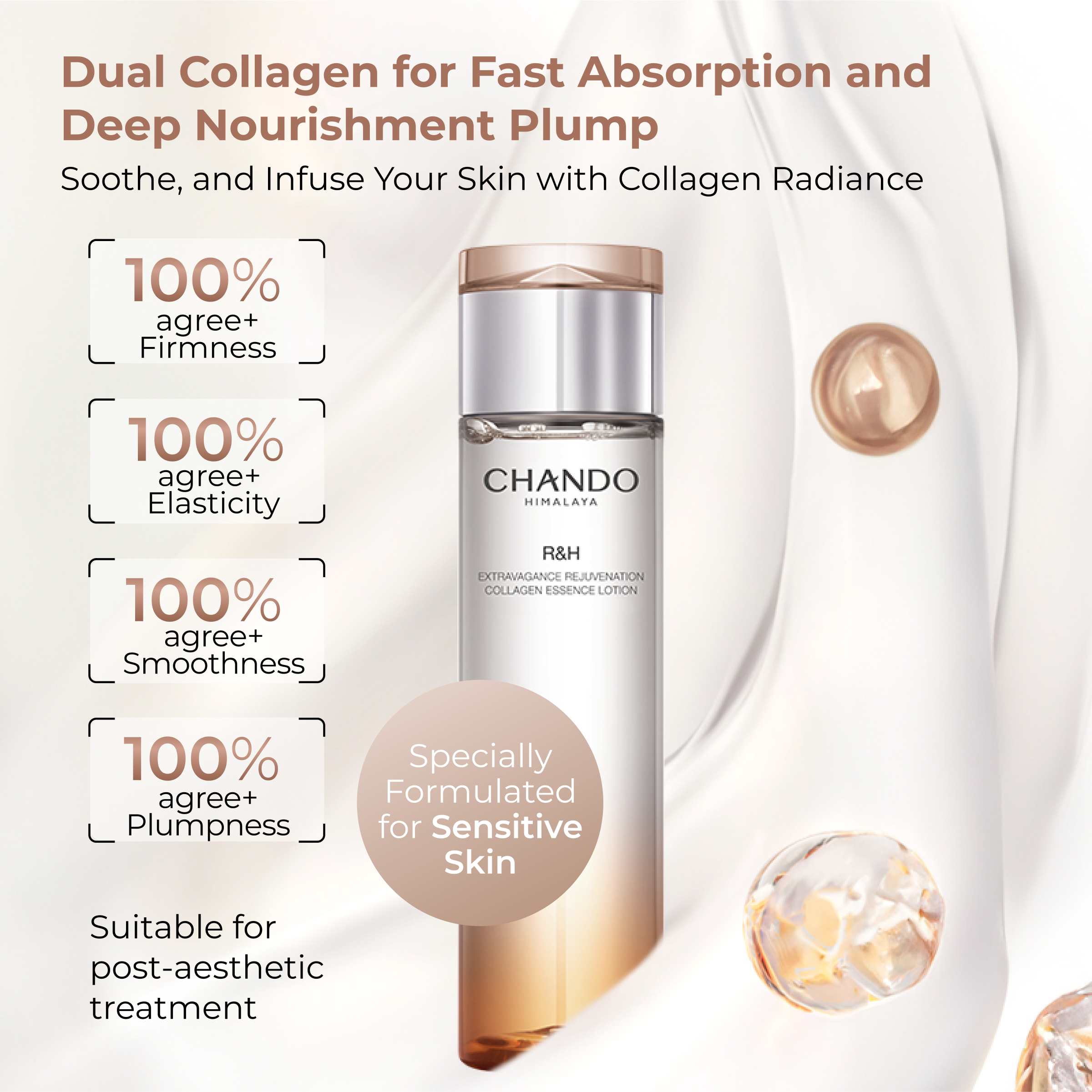 CHANDO Himalaya Extravagance Rejuvenation Collagen Essence Lotion